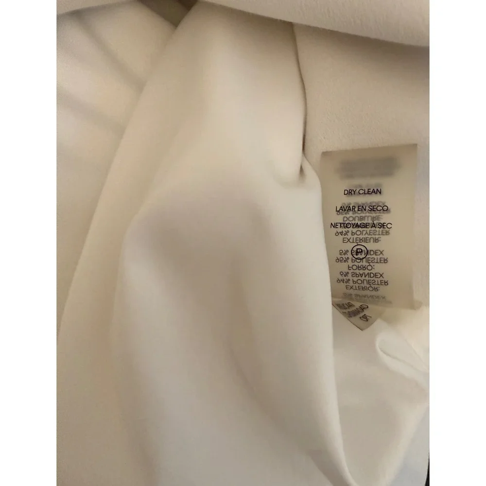 Calvin Klein Zip-Up Suit Separate Jacket‎ Womens Size 20W White Business Casual